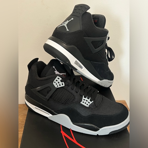 Brand new Jordan 4 “Black Canvas” DV0553-006 size 11.5 - Picture 3 of 6